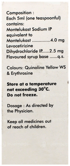Allercet M Syrup 60ml